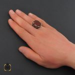 انگشتر-عقیق-قرمز-مردانه-ترک (1) انگشتر عقیق قرمز مردانه- کد 10844 - تصویر 5