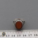 انگشتر عقیق قرمز