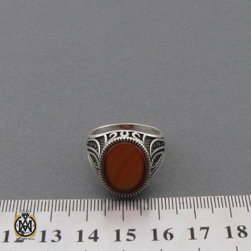 انگشتر عقیق قرمز