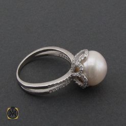 انگشتر-مروارید-زنانه-اصل (3) انگشتر مروارید پرورشی زنانه اصل
