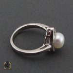 انگشتر-مروارید-پرورشی-اصل (3) انگشتر مروارید اصل زنانه