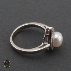 انگشتر-مروارید-پرورشی-اصل (3) انگشتر مروارید اصل زنانه