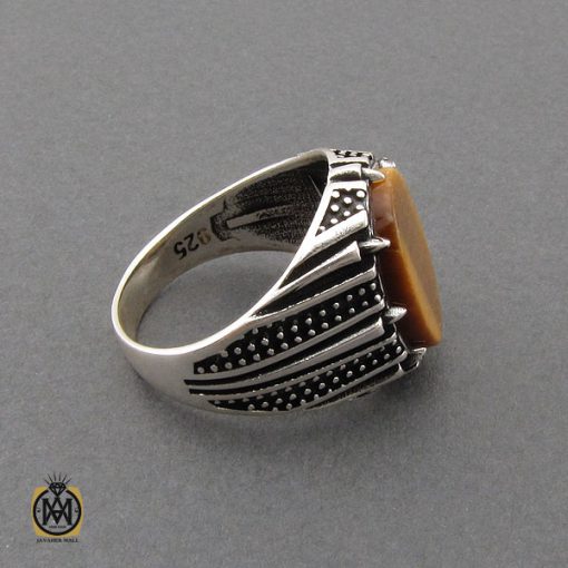 انگشتر-چشم-ببر-مردانه (3) انگشتر چشم ببر مردانه