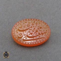 نگین عقیق یمن با حکاکی ذکر صلوات و شرف الشمس استاد احمد - کد 9084 نگین عقیق یمن با حکاکی ذکر صلوات و شرف الشمس استاد احمد - کد 9084
