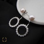 گوشواره مروارید پرورشی اصل زنانه طرح آوا - کد 5041 - تصویر 4