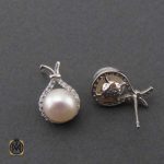 گوشواره-مروارید-زنانه-اصل (3) گوشواره مروارید پرورشی اصل