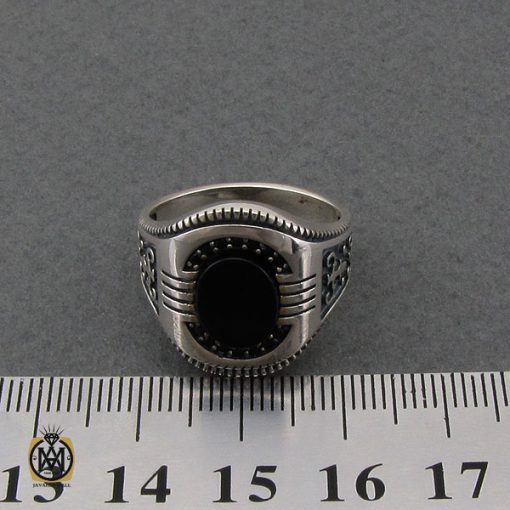 انگشتر-عقیق-سیاه-مردانه