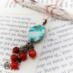 گردنبند فیروزه نیشابوری زنانه گردنبند فیروزه نیشابوری زنانه