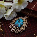 گردنبند فیروزه نیشابوری زنانه