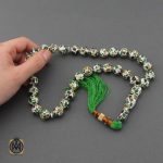 تسبیح-کهربا-پودری-33-دانه (5) تسبیح کهربا پودری 33 دانه درشت خوش رنگ - کد 4362 - تصویر 5