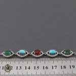 دستبند زمرد عقیق فیروزه