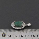 گردنبند مدال زمرد اصل