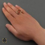 انگشتر عقیق یمن مردانه شرف الشمس