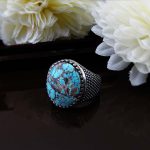 انگشتر-فیروزه-نیشابوری-مردانه (1) انگشتر فیروزه مردانه