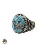 انگشتر-فیروزه-نیشابوری-مردانه (2) انگشتر فیروزه مردانه