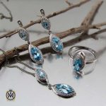 سرویس توپاز آبی زنانه