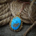 مدال الماس و فیروزه نیشابوری زنانه