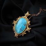 مدال الماس و فیروزه نیشابوری زنانه