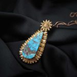 مدال-الماس-فیروزه-نیشابوری-زنانه-نقره (1) مدال الماس و فیروزه نیشابوری زنانه