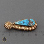 مدال-الماس-فیروزه-نیشابوری-زنانه-نقره (4) مدال الماس و فیروزه نیشابوری زنانه