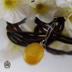 مدال-عقیق-زرد-کد-3343 مدال عقیق زرد کد 3343 - 2