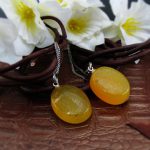 مدال عقیق زرد کد 3348