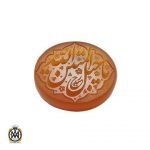 نگین-تک-عقیق-یمن (2) - Copy نگین عقیق یمن با حکاکی یا حبل متین الله هنر دست استاد حیدر - کد 9092