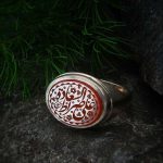 انگشتر-عقیق-یمن-مردانه (1) انگشتر عقیق یمن خطی
