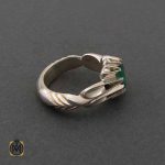 انگشتر زمرد اصل مردانه