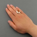 انگشتر عقیق یمن شرف الشمس با حکاکی یا حیدر کرار دست ساز - کد 10888 - تصویر 3