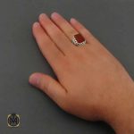 انگشتر-عقیق-حکاکی-یمن (1) انگشتر عقیق یمن مردانه