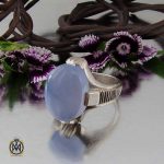 انگشتر عقیق کبود یمن