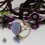 انگشتر عقیق کبود یمن