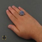انگشتر-عقیق-یمن-مردانه-کبود (4) انگشتر عقیق کبود