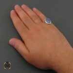 انگشتر عقیق کبود مردانه