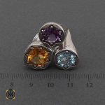 انگشتر چند جواهر زنانه