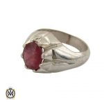 انگشتر یاقوت سرخ مردانه