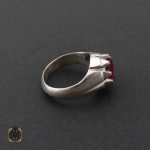 انگشتر یاقوت سرخ مردانه