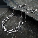 زنجیر-نقره-مردانه-نقره-درشت (3) زنجیر گردن مردانه نقره کارتیه