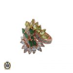 انگشتر زبرجد توپاز زمرد