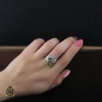 انگشتر زبرجد توپاز زمرد