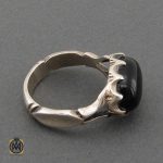 انگشتر-عقیق-سیاه-اصل (2) انگشتر عقیق اصل