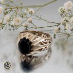 انگشتر عقیق سیاه