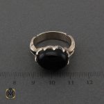انگشتر-عقیق-سیاه-مردانه (3) انگشتر عقیق اصل