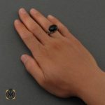 انگشتر-عقیق-سیاه-مردانه (4) انگشتر عقیق سیاه مردانه