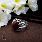 انگشتر-عقیق-قرمز-مردانه (1) انگشتر عقیق قرمز مردانه