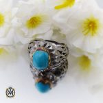 انگشتر فیروزه نیشابوری زنانه