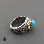 انگشتر فیروزه نیشابوری زنانه