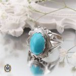 انگشتر-فیروزه-نیشابوری-زنانه (1) انگشتر فیروزه نیشابوری زنانه