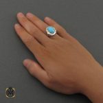 انگشتر-فیروزه-نیشابوری-زنانه (4) انگشتر فیروزه نیشابوری زنانه